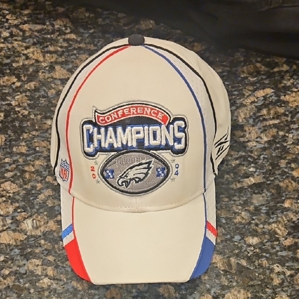 Conference Champions Cap - Cream, Blue, Red 2004 Vintage